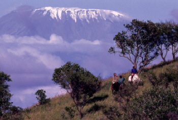 Mt Kilimanjaro from Ol' Donyo Wuas Chyula Hills
